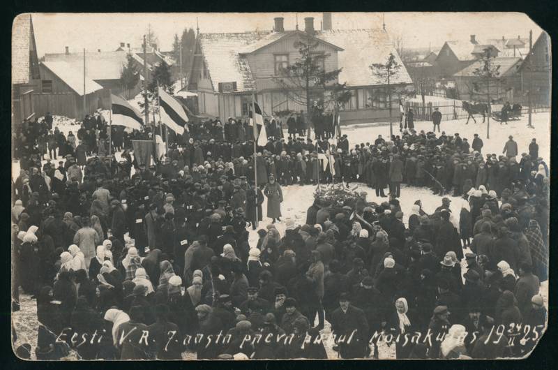 Postcard, Mõisaküla, EW anniversary celebration