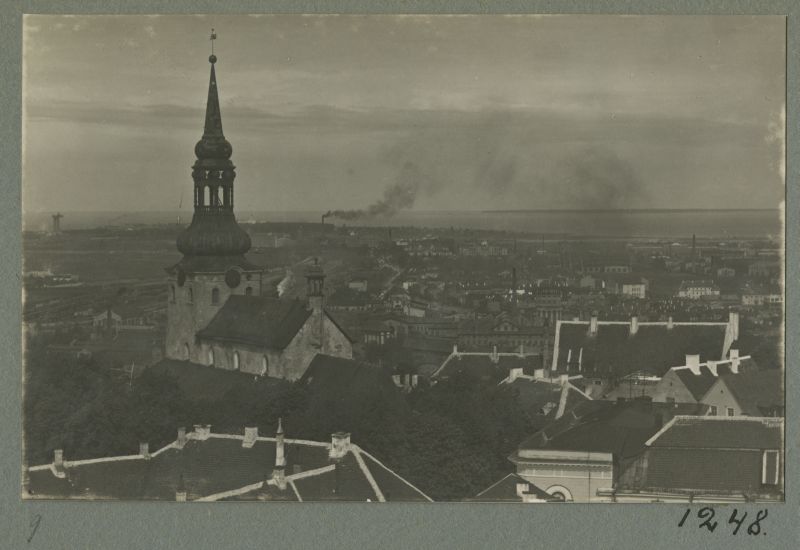 View of the Old Town of Tallinn.
