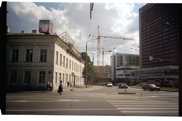 The corner of the sea road and Narva highway in Tallinn