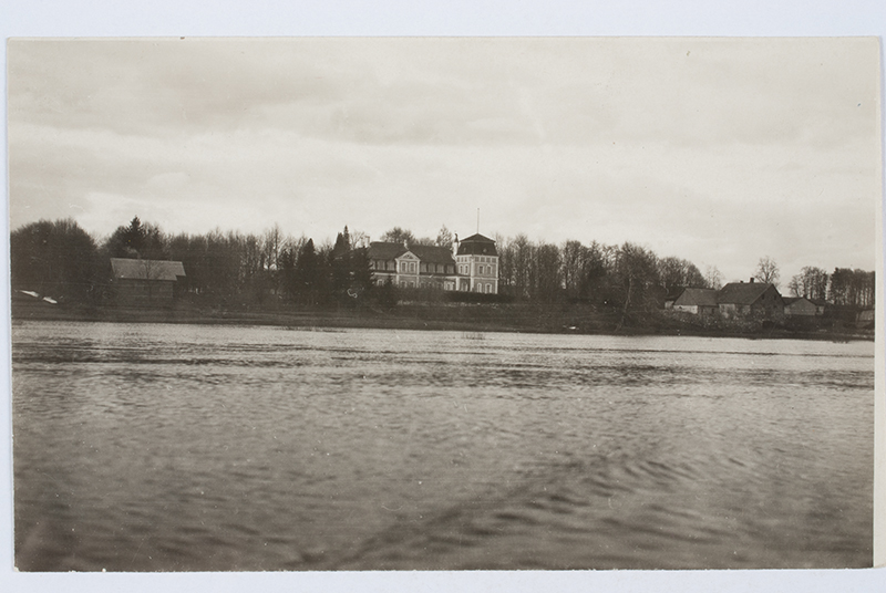Emajõgi and Kavastu Manor Castle 1924