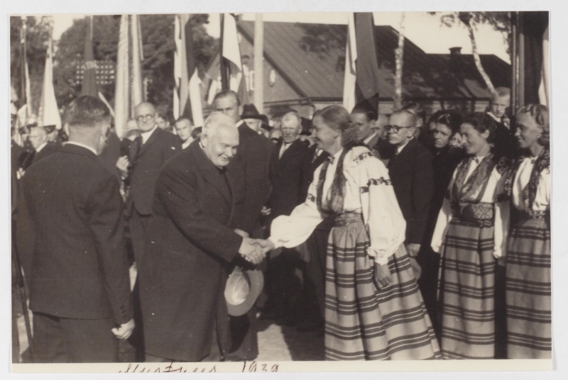 Reception of President K. Pätsi in Mustvee, 1939
