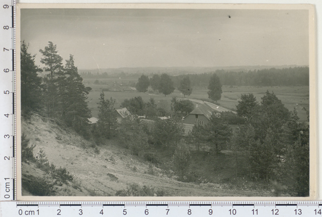 New - Nursi landscape from the county house, Võrumaa 1924