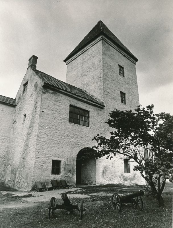 Photo. Koluvere Castle. Main entrance. 26.06.1980