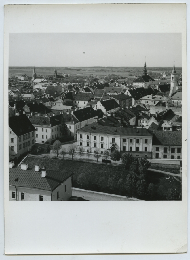 Narva, view from Hermann Tower to the Old Town.