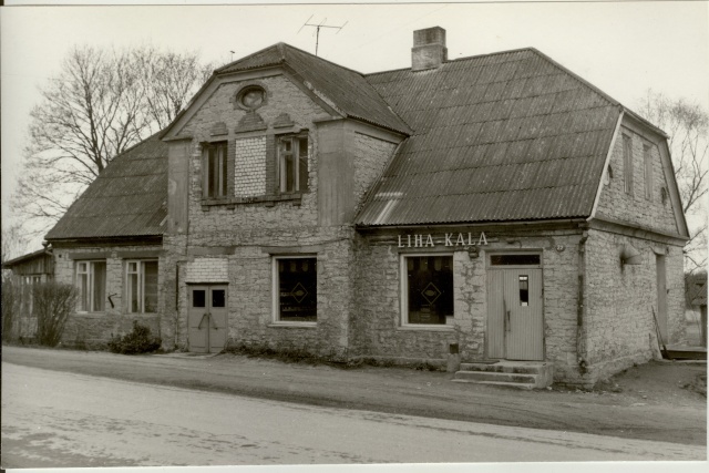 Photo building Järva-Jaani Pikk Street 1987