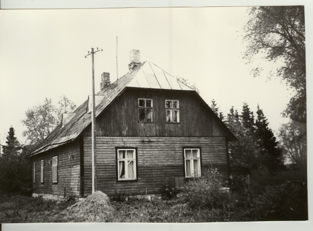 Photo and negative Ansomardi farm in Järva-Jaani rural municipality in Jalgsema village 1981