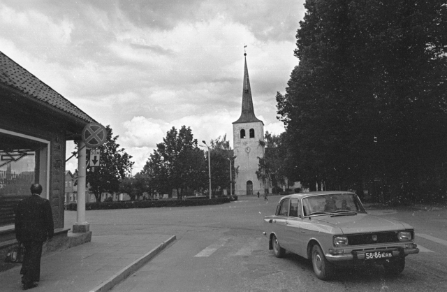 Paide. City view.