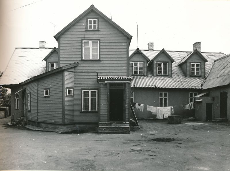 Photo. Bakery industry Haapsalu, Lauristini 5. Black and white. Located: Hm 7975 - Technical monuments of Haapsalu district