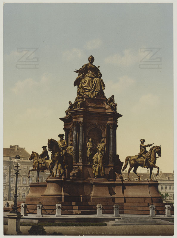 Vienna. Maria Theresia-Denkmal