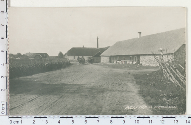 Estonian village, Aidu village in Põltsamaa