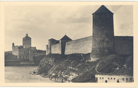 Fortress of Ivangorod and fortress of Narva