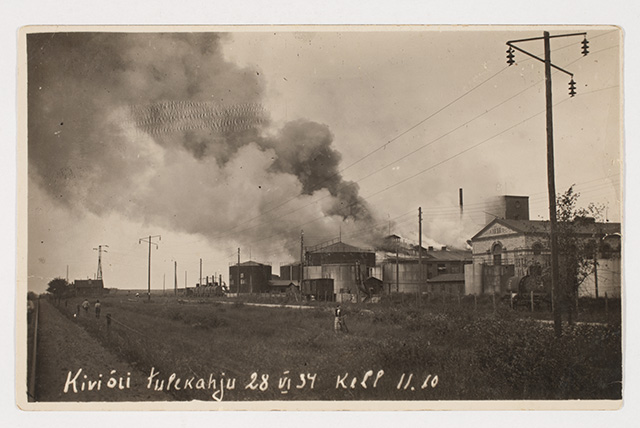 Stone oil. Fire, June 28, 1934 at 11.10