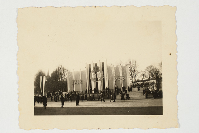 On the parade of the 20th anniversary of the Republic of Estonia on February 24, 1938, in the Freedom Square, Tallinn