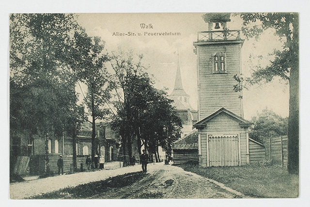 Allee Street Valgas, fire tower