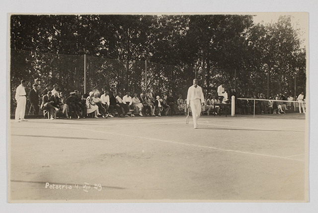 Tennis game, Petseri, 1929