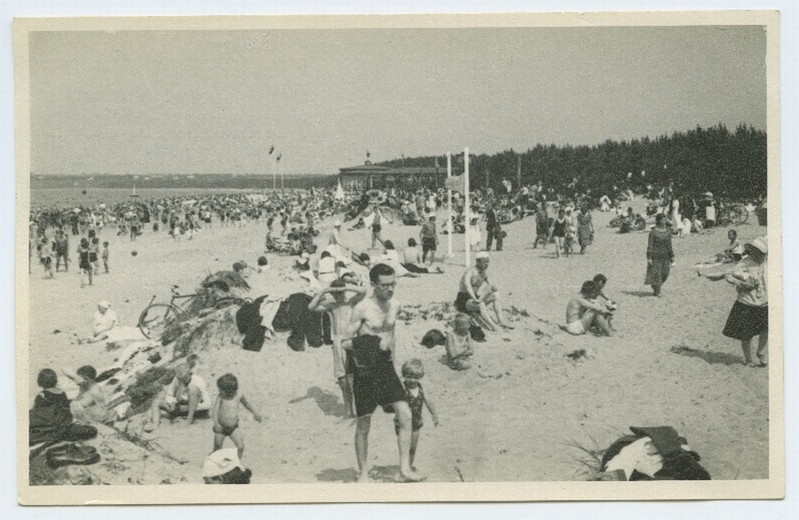 Tallinn, Pirita beach during the summer season.