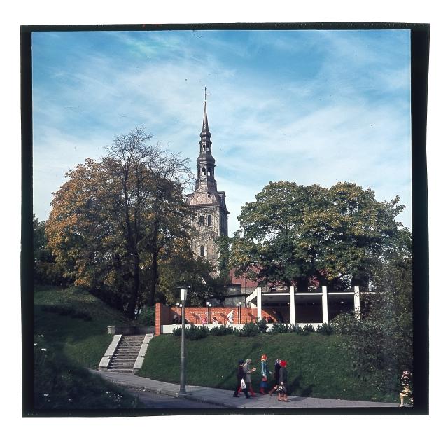 Open-air cafe " Tallinn" on the Harjumägi