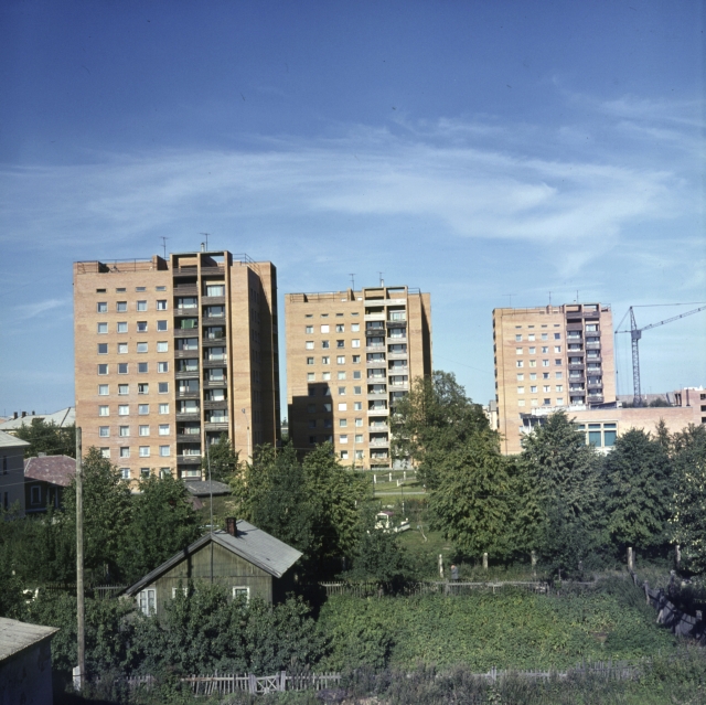 High buildings in Kohtla-Järvel.