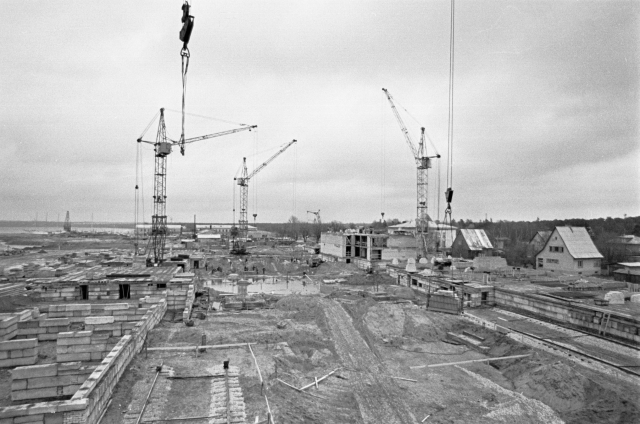 Construction of Tallinn Olympic Sailing Centre in Pirital.