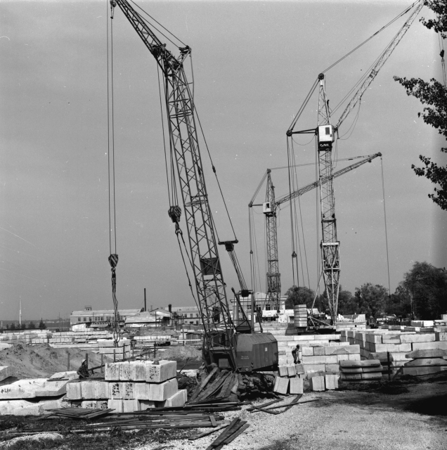 Construction of Tallinn Olympic Sailing Centre in Pirital.