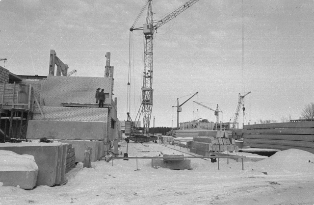 Construction of Tallinn Olympic Sailing Centre in Pirital.