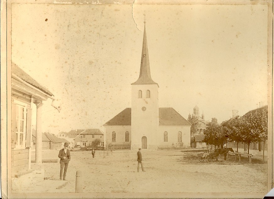 Photo, Paide Turuplats 19th century. At the end