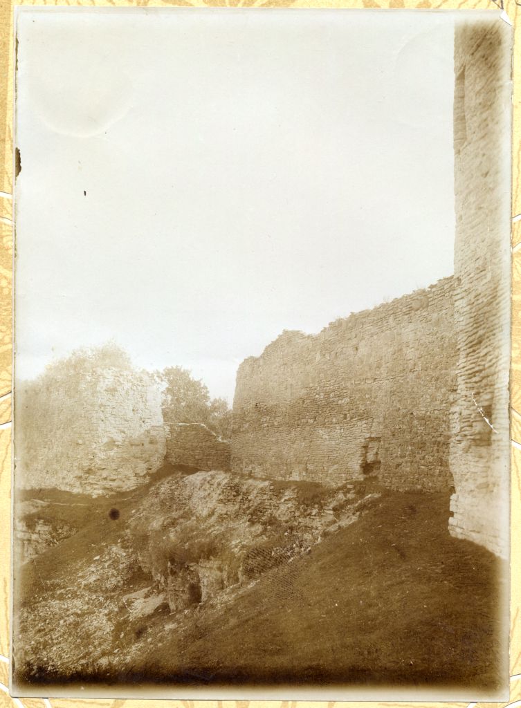 Castle wall ruins