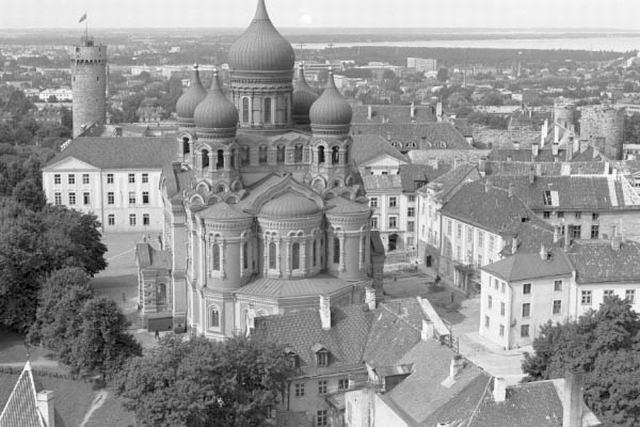 Old Tallinn. Nevski Cathedral.