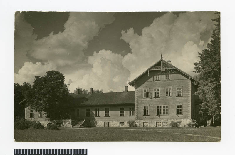 Postcard, Pärsti School Building