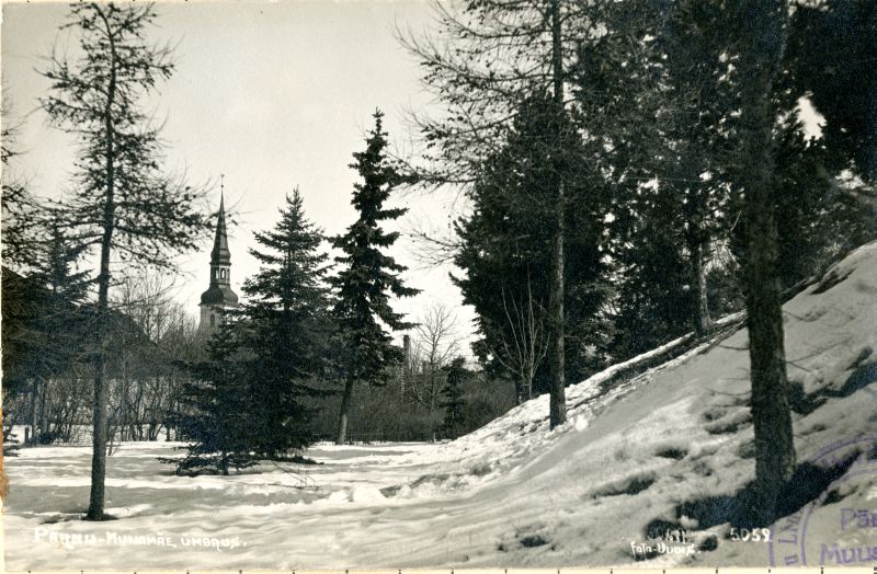 Photo: Pärnu views: Pärnu Egg Mountain surroundings (Talv, 1923).