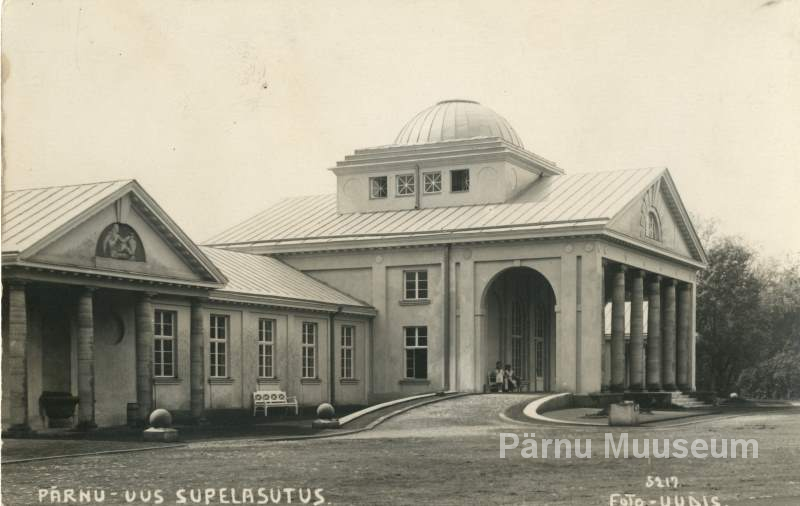 Photo postcard, View to Pärnu Mudaravila in 1925.