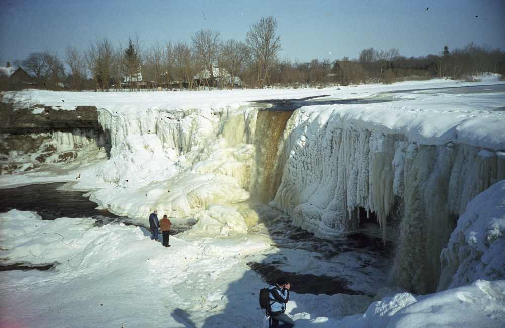 Frozen Jägala juga on March 15, 2005