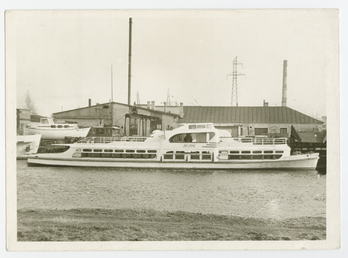 Travel ship Lydia Koidula Tartu River Port