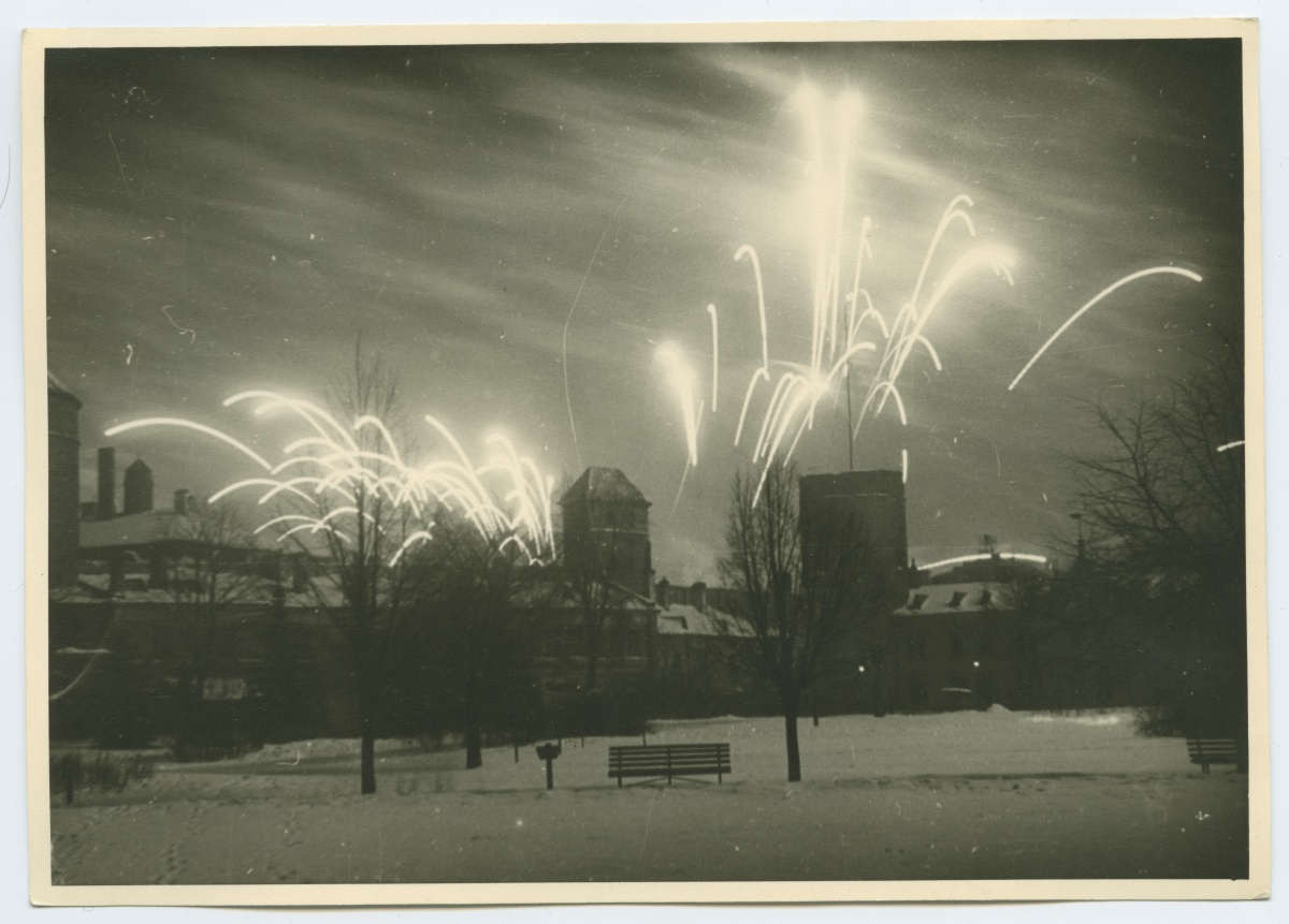 Tallinn, Saluut for the anniversary of the Soviet Army.