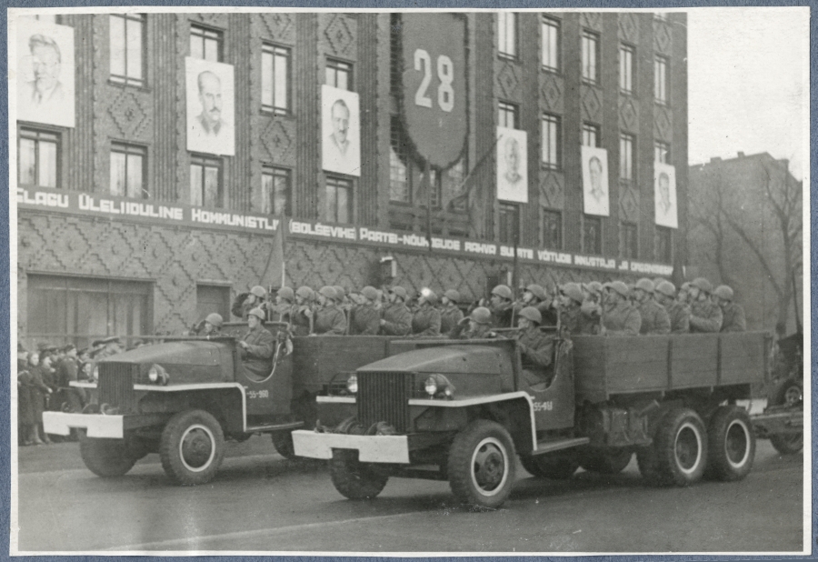 The 28th Anniversary of the Great Socialist October Revolution in Tallinn