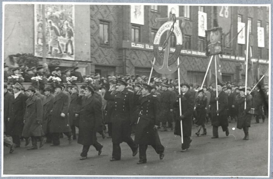 The 28th Anniversary of the Great Socialist October Revolution in Tallinn
