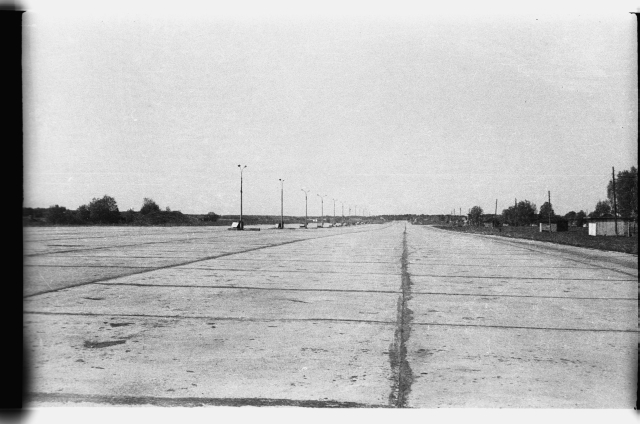 Airfield and missile base in Virumaa; landing track