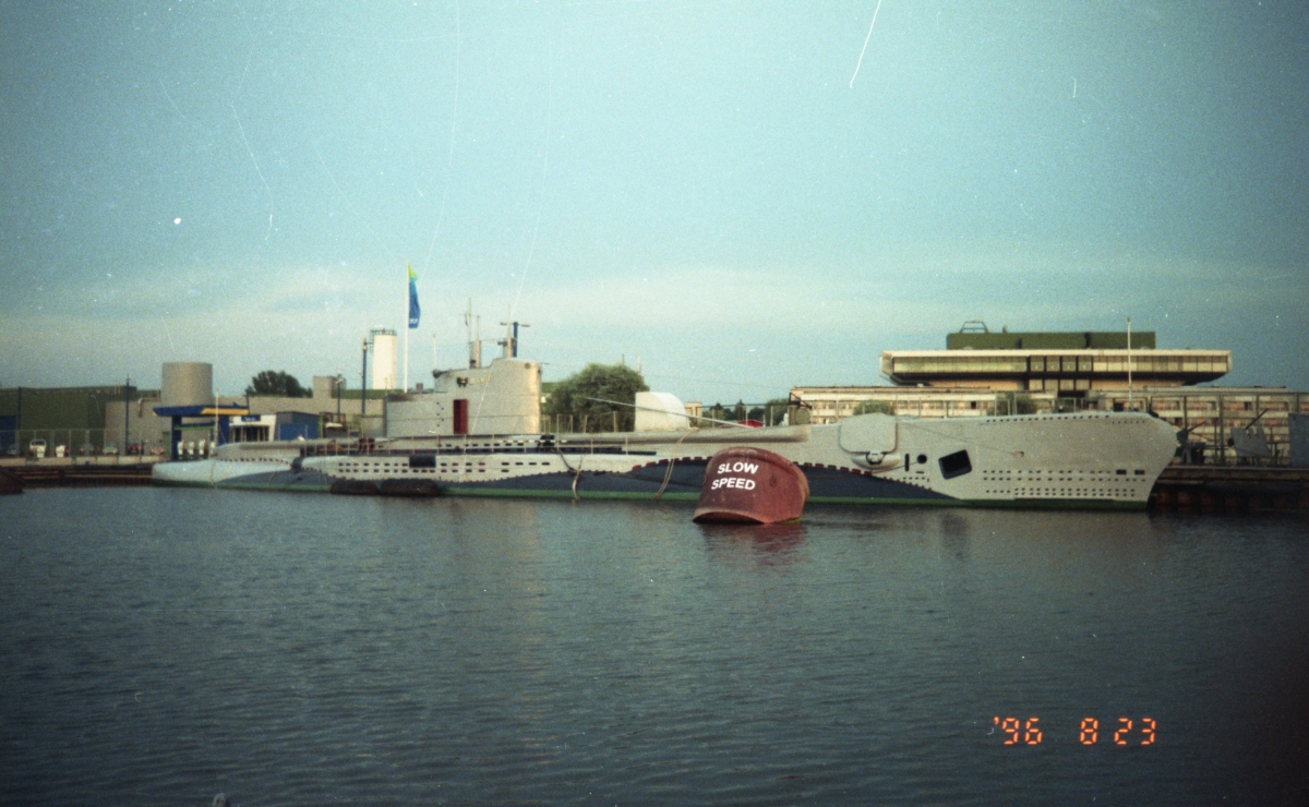 Submarine "Lembit" Pirital. View from the sea.