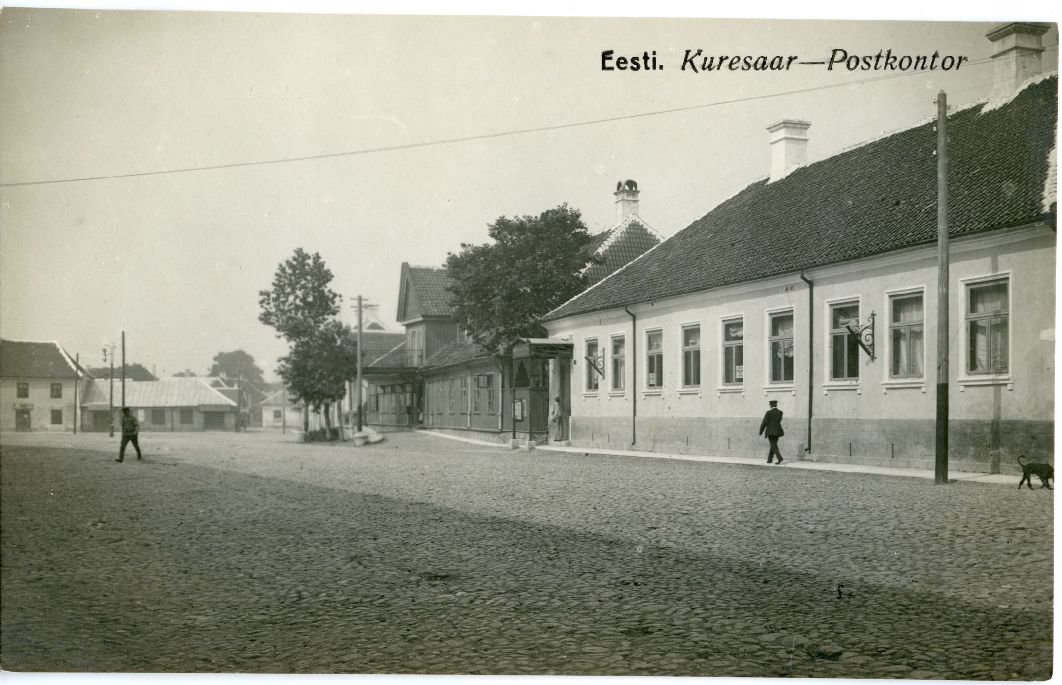 Kuressaare, Tallinn Street, view of the city centre