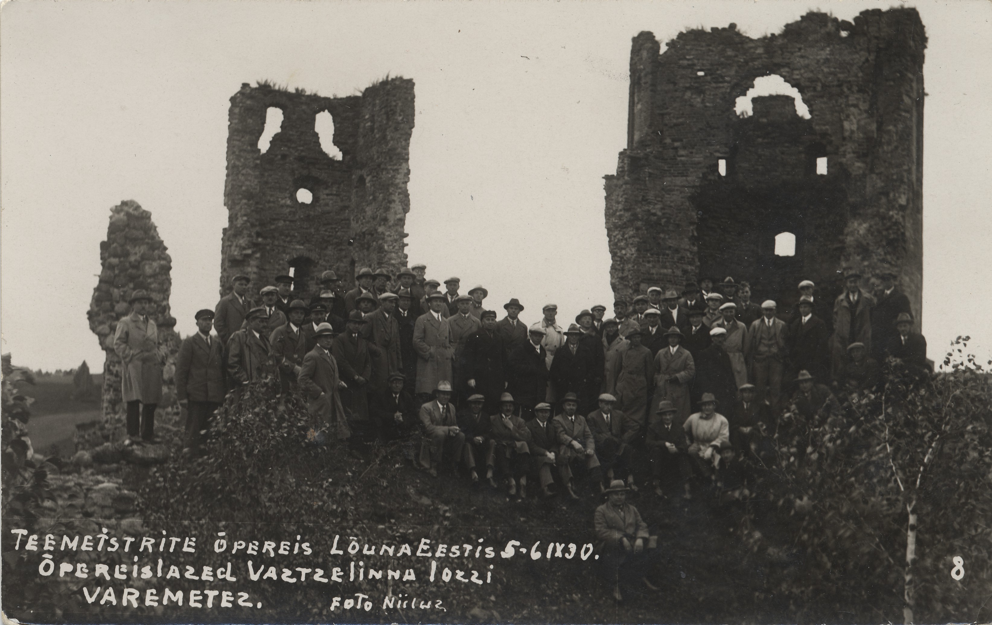 In the ruins of Vastseliina Castle