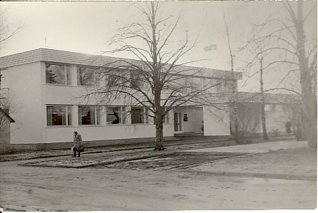Photo, Dog village TSN pc building in 1972.