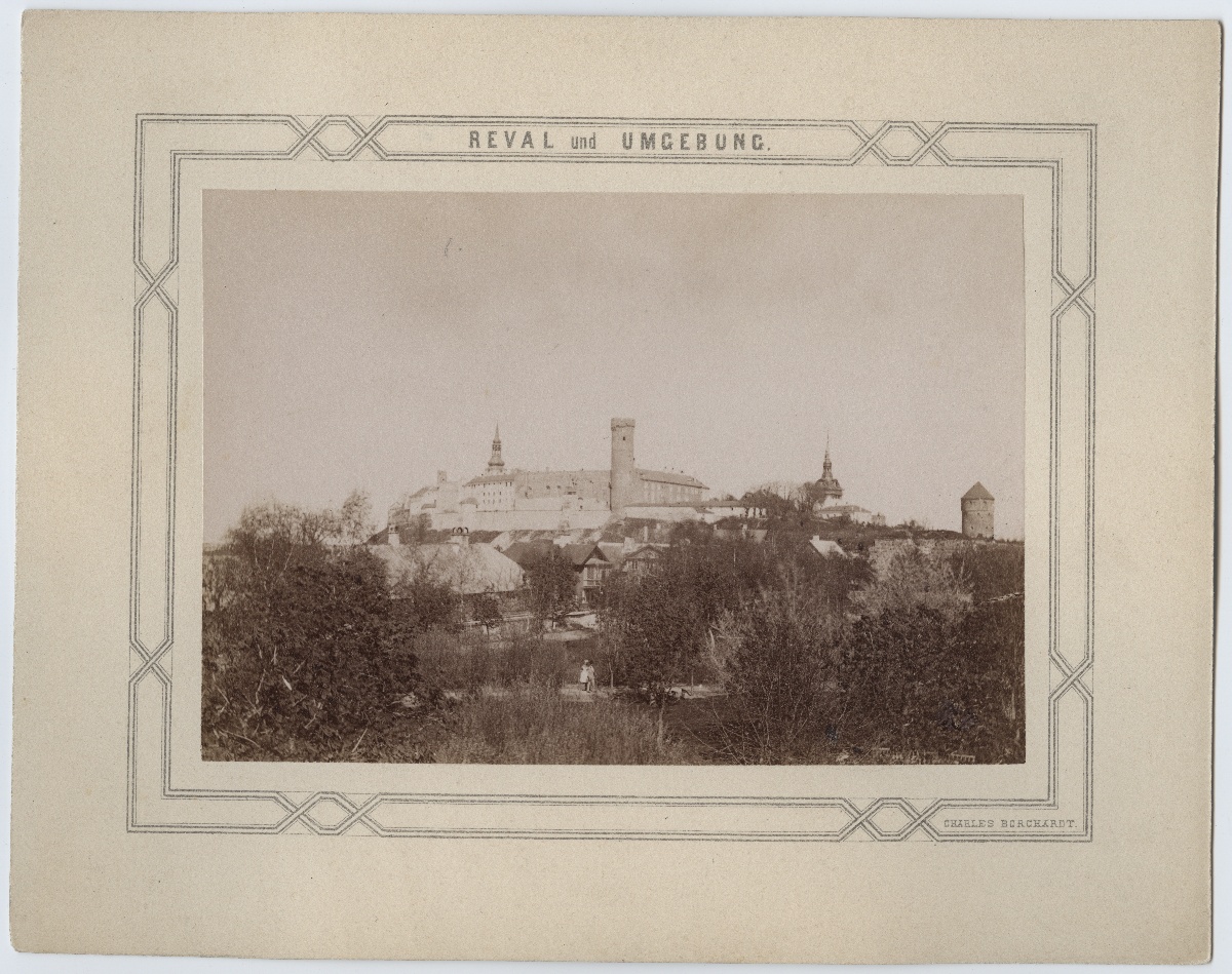 Tallinn, view of the Toompea edelist. Series "Reval und Umfeld".