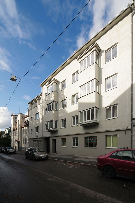 Residential building Kadriorus Koidula 13, view of the building. Architect Eugen Habermann