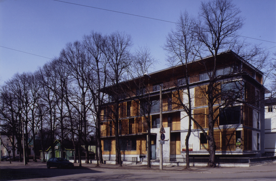 Apartment in Kadriorg, facade view. Architects Andres Alver, Tarmo Laht
