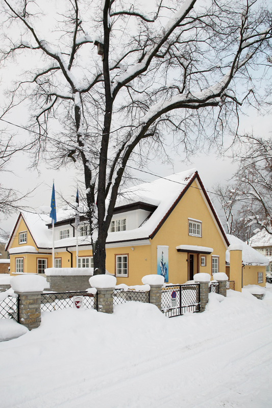 Dwelling in Kadriorus Lahe 3, view of the building. Architect Erich Jacoby