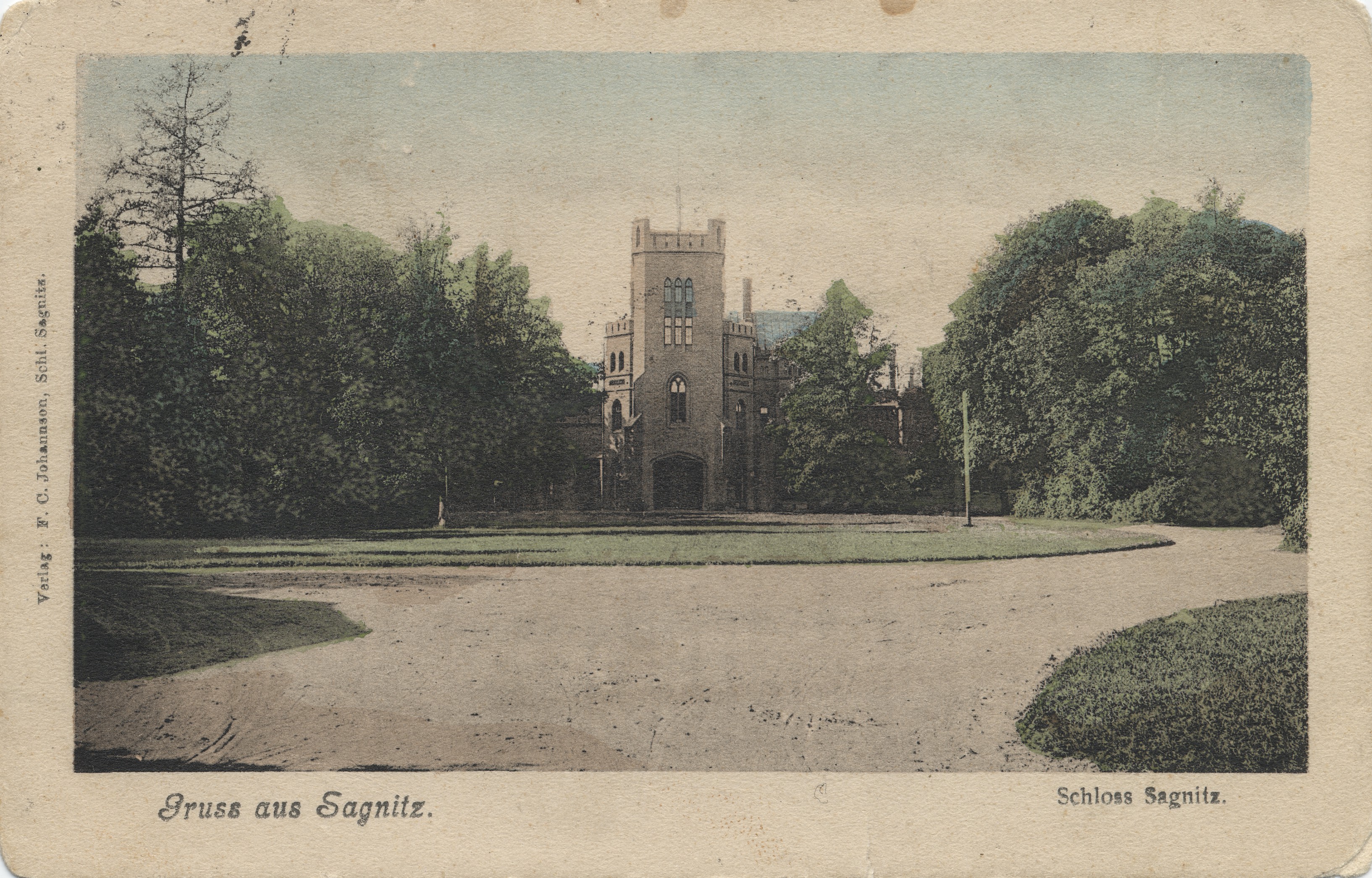 Gruss from Sagnitz : Castle Sagnitz
