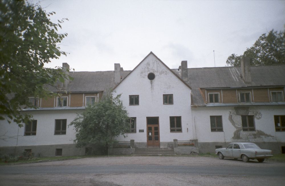 Sovhose office built above the monastery of the woods of Audru Manor (1956-1958)