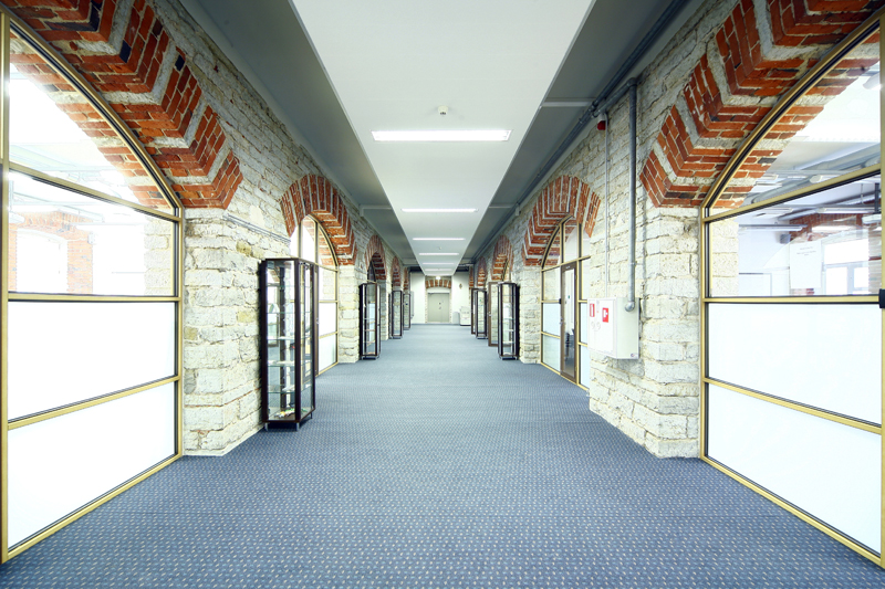 Building of the station and communication battalion in Tallinn, interior view