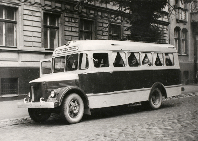 Bus at Tartu National University