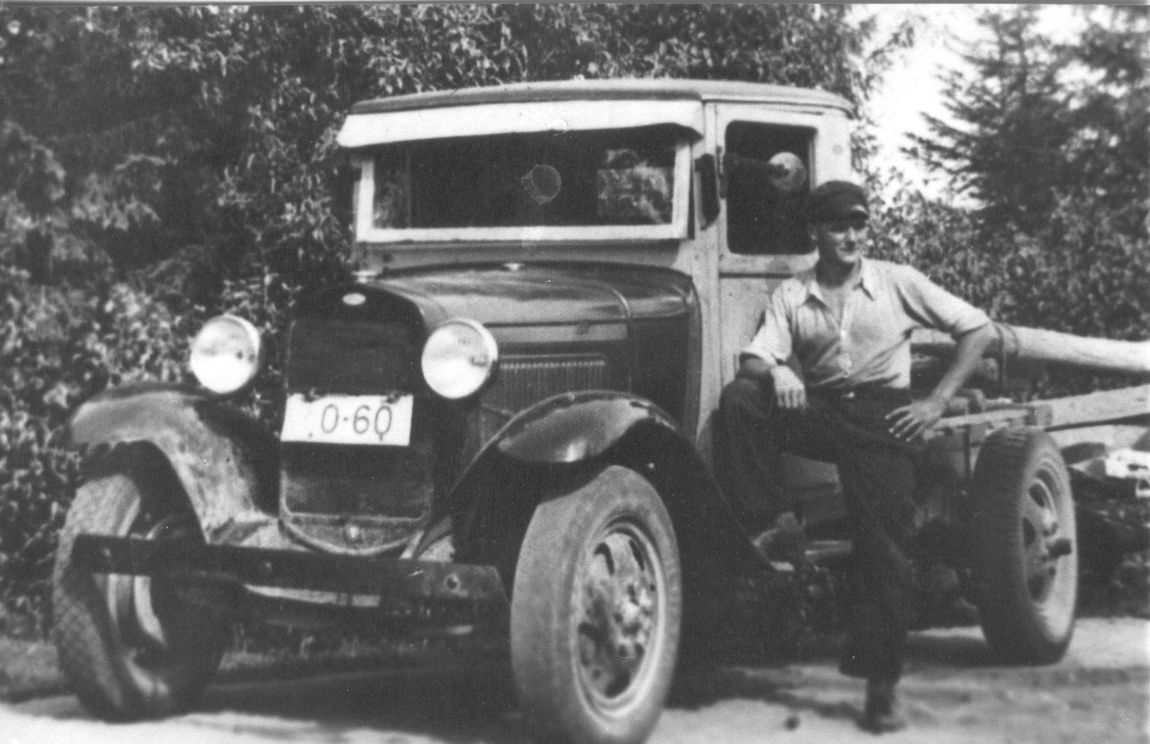 Photo (negative) Truck Ford 0-60 1934.